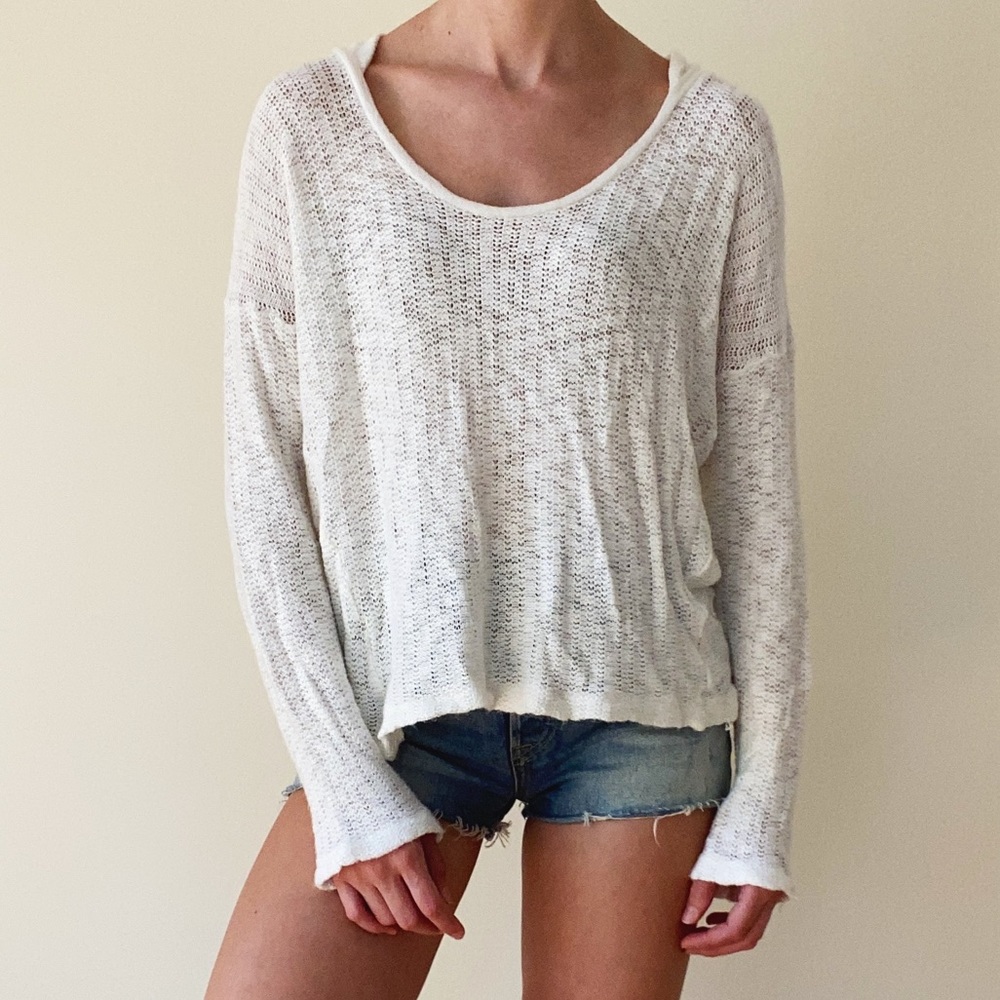 SPLENDID Hooded Knit Sweater